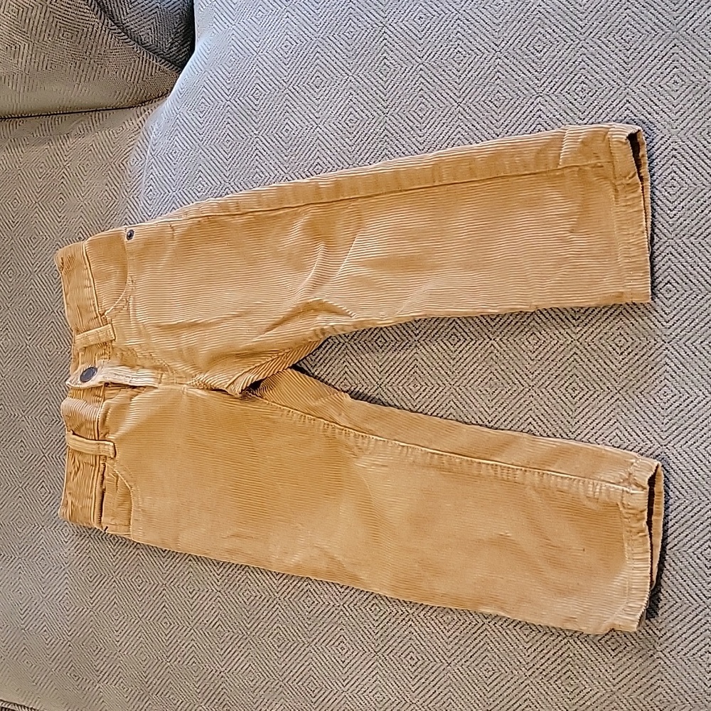 Baby GAP Sz 3 Slim Tan Corduroy Pants Like New!! - Picture 1 of 4